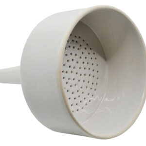 Buchner Funnel, 15cm - Porcelain - Straight Sides, Perforated Plate