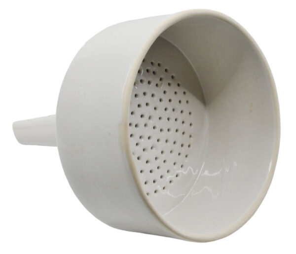 Buchner Funnel, 15cm - Porcelain - Straight Sides, Perforated Plate