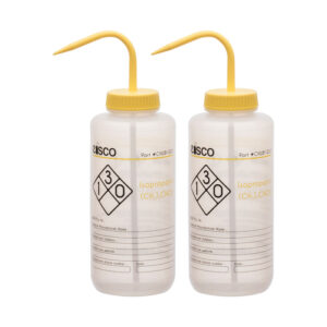 2PK Performance Plastic Wash Bottle, Isopropanol, 1000 ml - Labeled (2 Color)