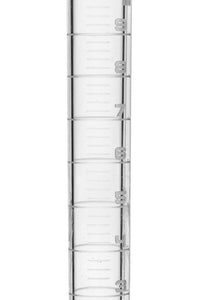 Measuring Cylinder, 10ml - Class A Tolerance - Octagonal Base - TPX Plastic - Industrial Quality, Autoclavable - Eisco Labs