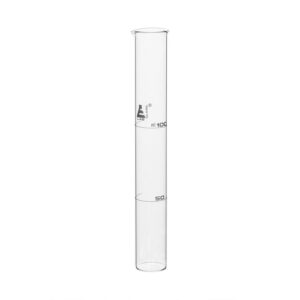 Nessler Cylinder, 100ml - Class A - Borosilicate Glass - Blue, Ceramic Graduations - for Colorimetric Analysis -  Eisco Labs