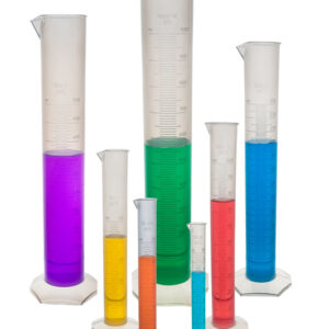 7pc Measuring Cylinder Set - 10ml, 25ml, 50ml, 100ml, 250ml, 500ml & 1000ml - Class B - US Sourced Polypropylene