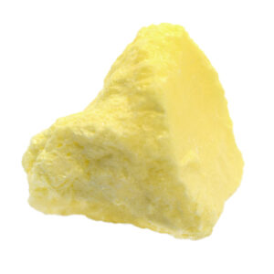 Raw Sulfur Mineral Specimen - Approx. 1"