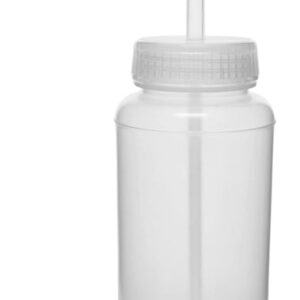 Wash Bottle, 500mL  - Wide Mouth - Non-Vented Cap - LDPE