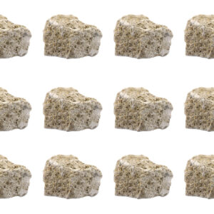 12PK Raw Fossiliferous Limestone, Sedimentary Rock Specimens - Approx. 1" - Geologist Selected & Hand Processed - Great for Science Classrooms - Class Pack - Eisco Labs