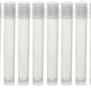 Plastic Storage Vials, 5mL, 10/PK - Polypropylene - Screw Cap
