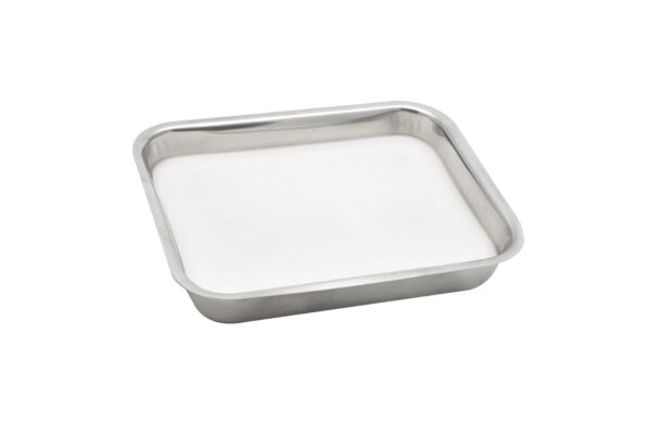 Dissection Tray with Wax Liner - 8" x 6" - High Quality Stainless Steel - Eisco Labs