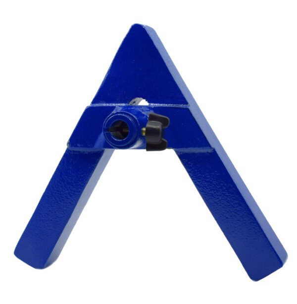 A-Frame Retort Base - 8"x8" Base - Heavy Duty Cast Iron Blue - Eisco Labs