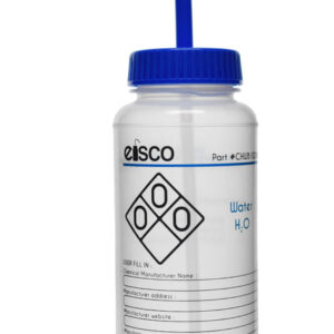 Performance Plastic Wash Bottle, Water, 500 ml - Labeled (2 Color)