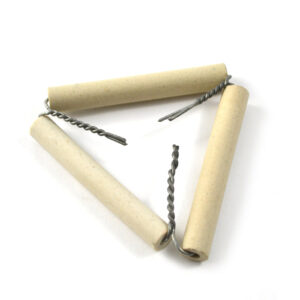 Clay Pipe Triangle, 7.5cm (2.95") - Hold Objects in High Heat - Eisco Labs