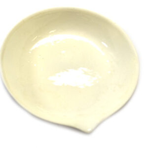 Eisco Labs Evaporating Basin - Porcelain - Flat Form with Spout - 200ml