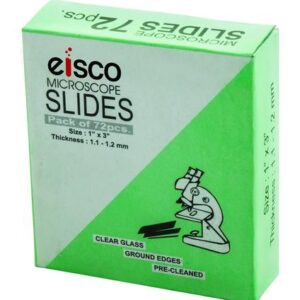 Microscope Slides Glass - 72 pack - 1"x3" - Eisco Labs