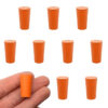 10PK Rubber Stoppers - Solid - 9mm Bottom 11.5mm Top 20mm Length