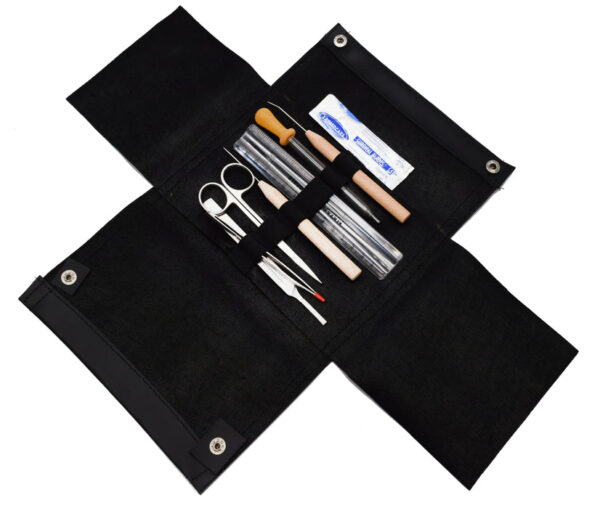 Dissection Set Economy 7 Pcs - Stainless Steel - Leather Storage Case