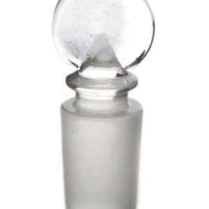 Stopper 19/26 - Penny Head Solid Cone - Borosilicate Glass - Eisco Labs