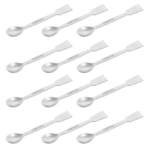 12PK Scoops with Spatula, 4.9" - Stainless Steel, Polished