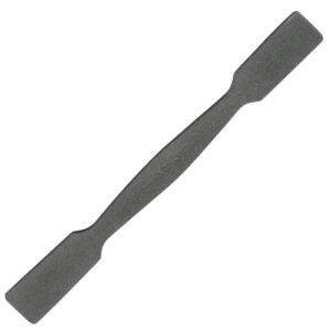 Dual End Spatula, 5.9" - Non-Stick, Chemical Resistant Teflon Coated, Stainless Steel - Flat Blades