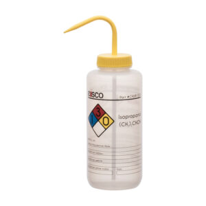 Performance Plastic Wash Bottle, Isopropanol, 1000 ml - Labeled (4 Color)
