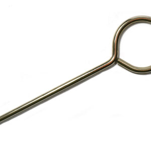 Retort Ring Closed - 3" I.D. with 5.5" Stem - Plated Mild Steel