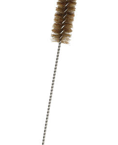 Bristle Cleaning Brush 9.25" - Fan Shaped End - 0.5" Diameter