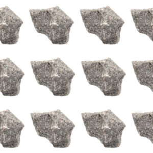 12PK Raw Pink Granite, Igneous Rock Specimens - Approx. 1" - Geologist Selected & Hand Processed - Great for Science Classrooms - Class Pack - Eisco Labs