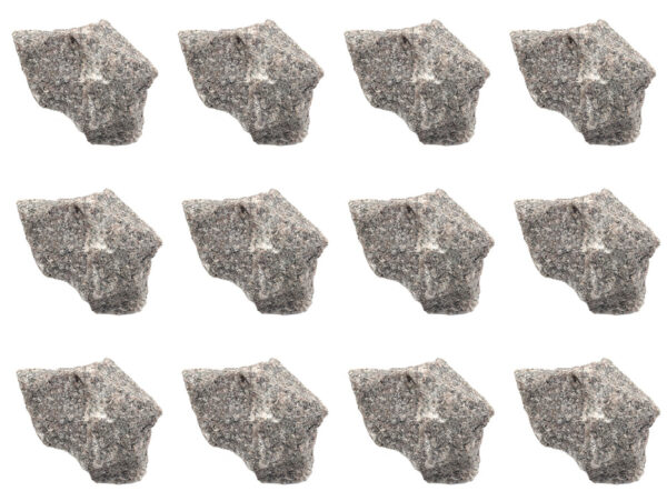 12PK Raw Pink Granite, Igneous Rock Specimens - Approx. 1" - Geologist Selected & Hand Processed - Great for Science Classrooms - Class Pack - Eisco Labs