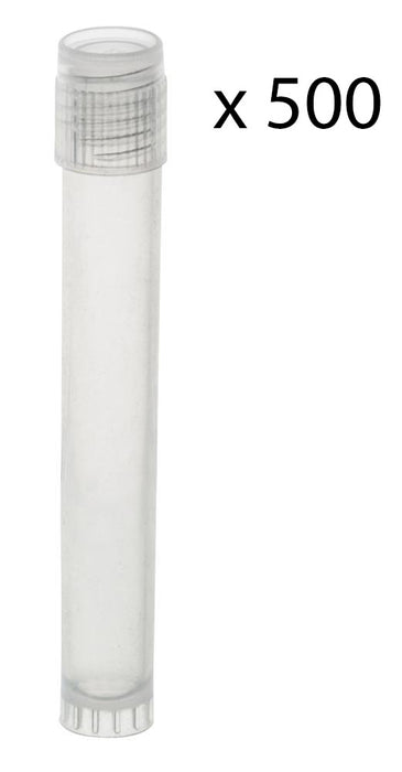 Plastic Storage Vials 5mL 500/PK - Polypropylene - Screw Cap