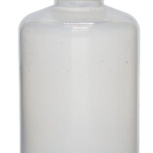 125mL Rigid Plastic Reagent Bottle with Narrow Mouth (0.7" ID) and Screw Cap - Polypropylene - Eisco Labs