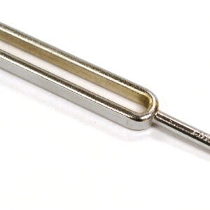 Steel Tuning Fork, 480Hz Frequency (±5%) - Designed for Physics Experimentation - Chrome Plated Steel - Eisco Labs