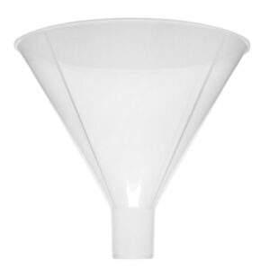 Filter Funnel, 4" - Polypropylene Plastic - Chemical Resistant