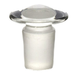 Stopper 24/29 - Flat Head Solid Cone - Borosilicate Glass - Eisco Labs