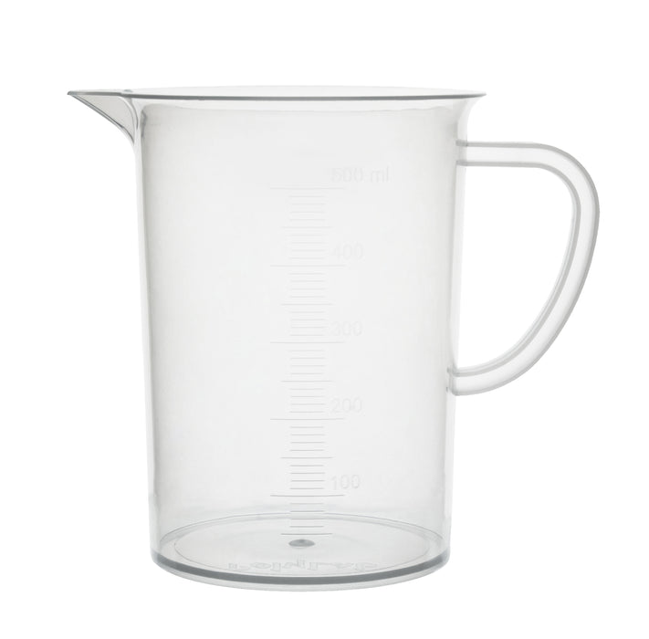 Measuring Jug 500ml - Polypropylene Plastic - Raised Graduations