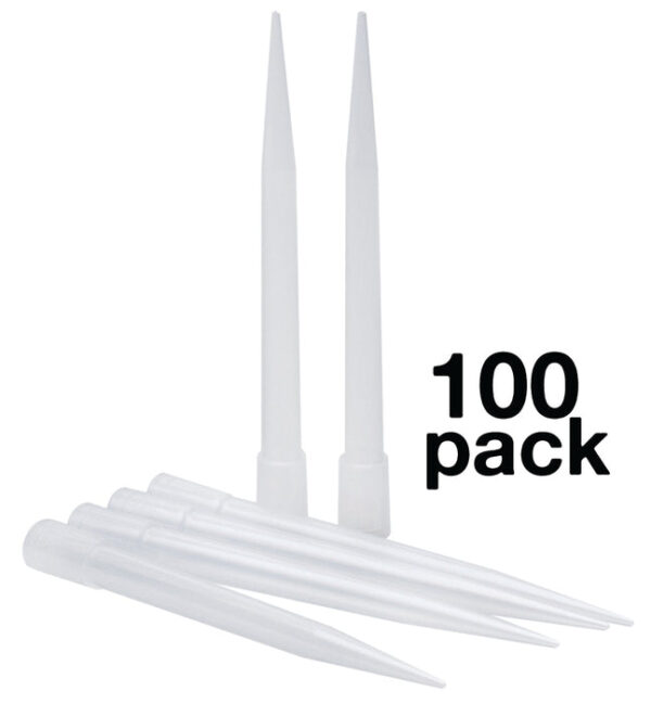 100PK Micropipette Tips, 10,000µl Capacity - Non-Sterile, Autoclavable - Eisco Labs