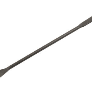 Spatula Spoon, 9" - Teflon Coated Stainless Steel - Flat End & Scoop End