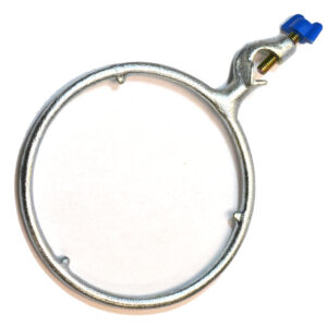 Eisco Labs 6" diameter Cast Iron Closed Ring Clamp with Boss Head