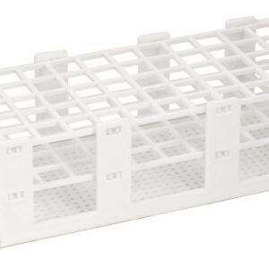 Test Tube Stand, 9.75"- Holds 60 Test Tubes (Up to 16mm Diameter) - Polypropylene Plastic