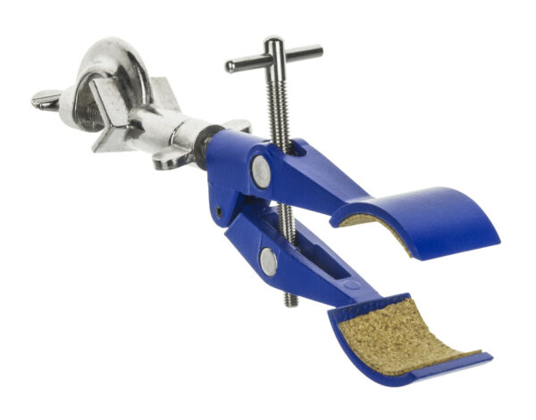 2 Prong Burette Clamp on Swivel Bosshead - 4.3" Max Opening