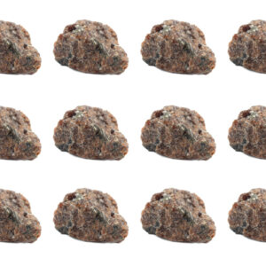 12PK Raw Garnet, Mineral Specimens - Approx. 1" - Geologist Selected & Hand Processed - Great for Science Classrooms - Class Pack - Eisco Labs