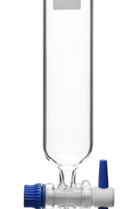 Dropping Funnel, 50ml - Screw Thread, Socket Size 24/29 - PTFE Stopcock - Ungraduated - Borosilicate Glass - Eisco Labs