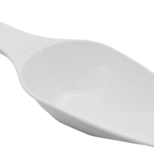 Scoop, 100ml (3.4oz) - Polypropylene - Flat Bottom, Excellent for Measuring & Weighing