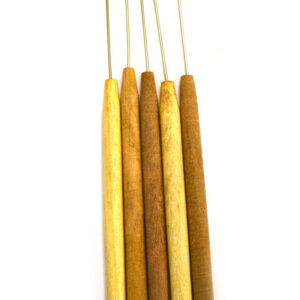 Straight Dissection Needle Hardwood Handle - Pack of 5 - Eisco Labs