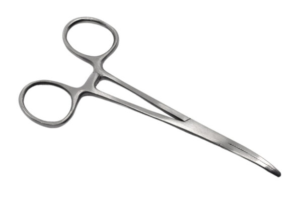 Artery Forceps, 5 Inch - Curved - Serrated jaws - Stainless Steel