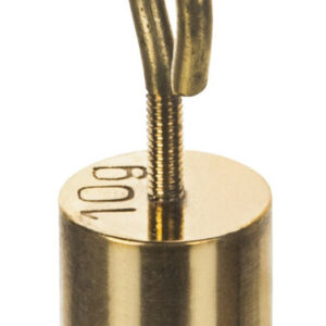 Single Hooked Weight Brass 10 grams (0.022 Lbs.) Eisco Labs