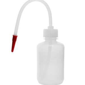 Economy Wash Bottle 125ml - Polyethylene - Flexible Delivery Tube