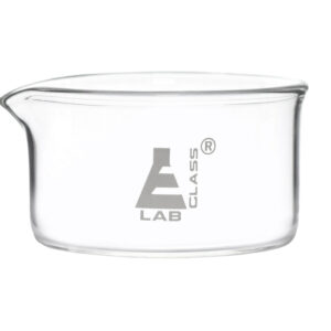 Crystallizing Dish, 150ml - Flat Bottom - Borosilicate Glass - Eisco Labs