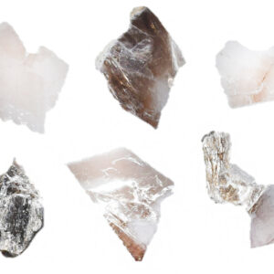 6PK Muscovite Mica Specimen (Mineral), Approx. 1" (3cm) - Ideal for Science Classrooms - Eisco Labs