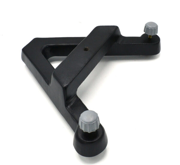 A-Frame Retort Base - 10"x11" Base - Heavy Duty Cast Iron Black - Eisco Labs