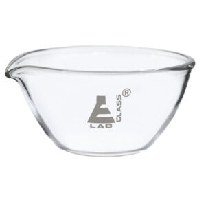 Evaporating Basin, 45ml - Flat Bottom - Borosilicate Glass - Eisco Labs