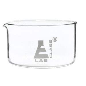Crystallizing Dish, 500ml - Flat Bottom - Borosilicate Glass - Eisco Labs