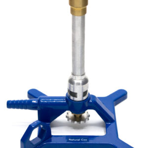 Natural Gas Tirrill Bunsen Burner, StabiliBaseTM Anti-Tip Design with Handle, NG, Eisco Labs